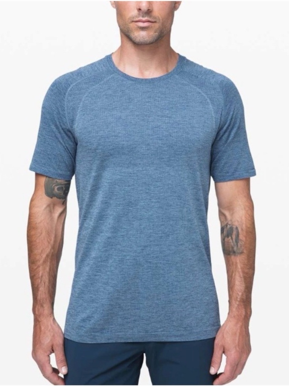 Lululemon Metal Vent Tech Short Sleeve 2.0 Midnight ShadowTempest Blue XL